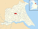 Dalton Holme UK parish locator map